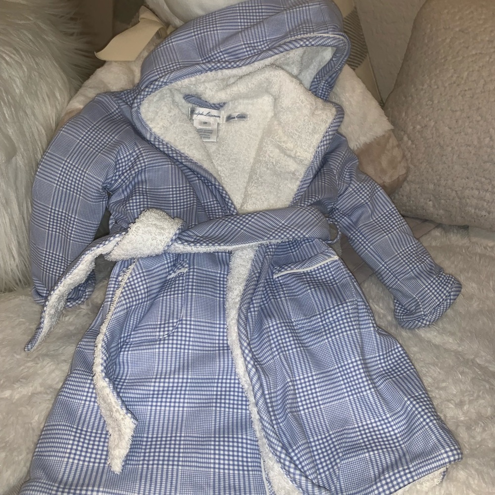 Ralph Lauren baby boy bathrobe